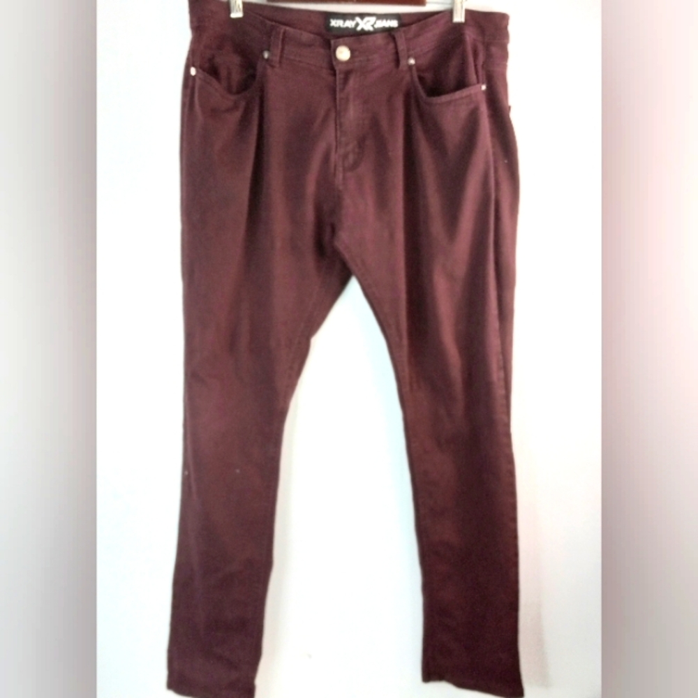 XR XRAY JEANS 38/31 Mens Jeans Wine Color